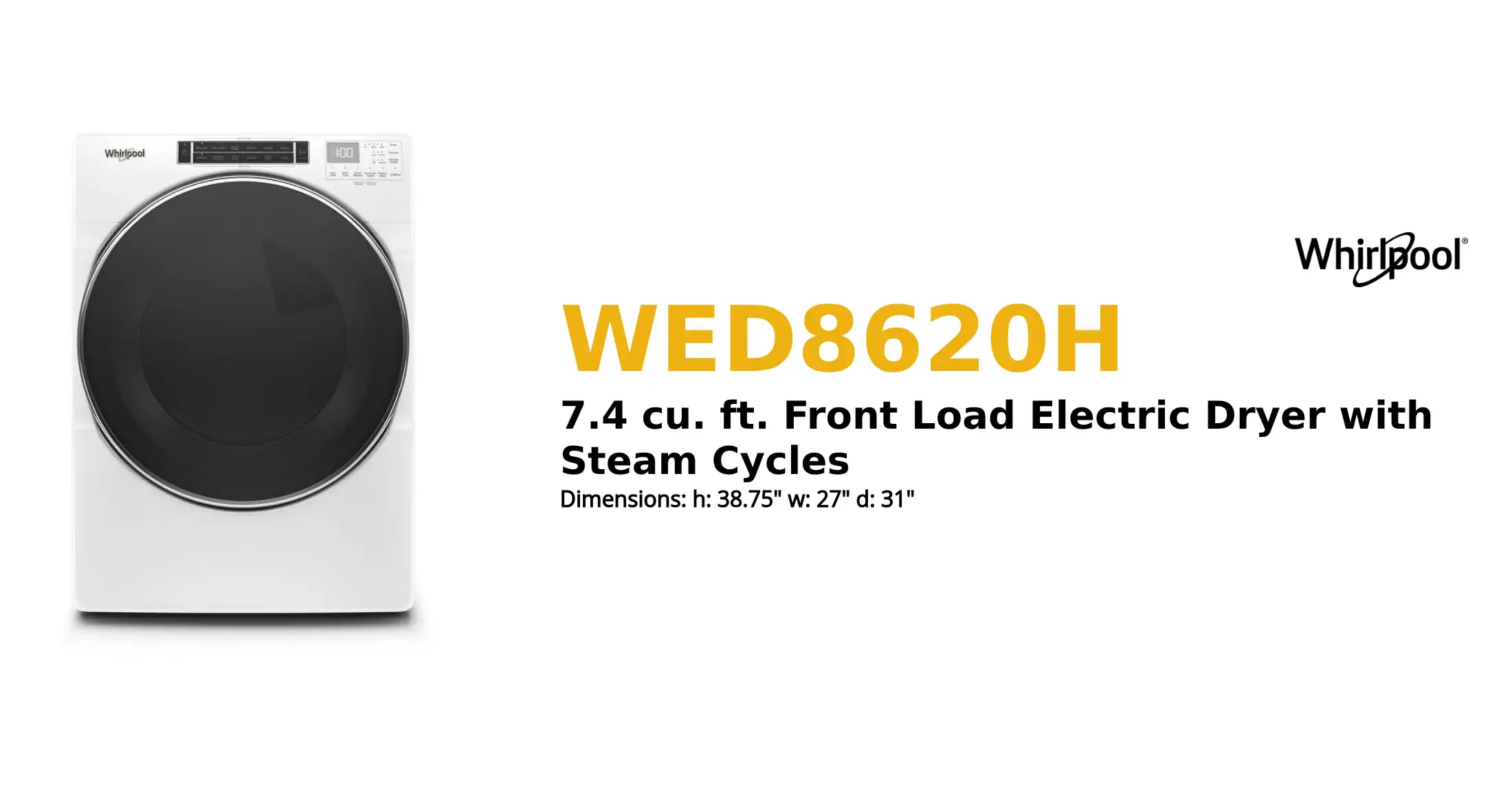 WED8620H product brief thumbnail