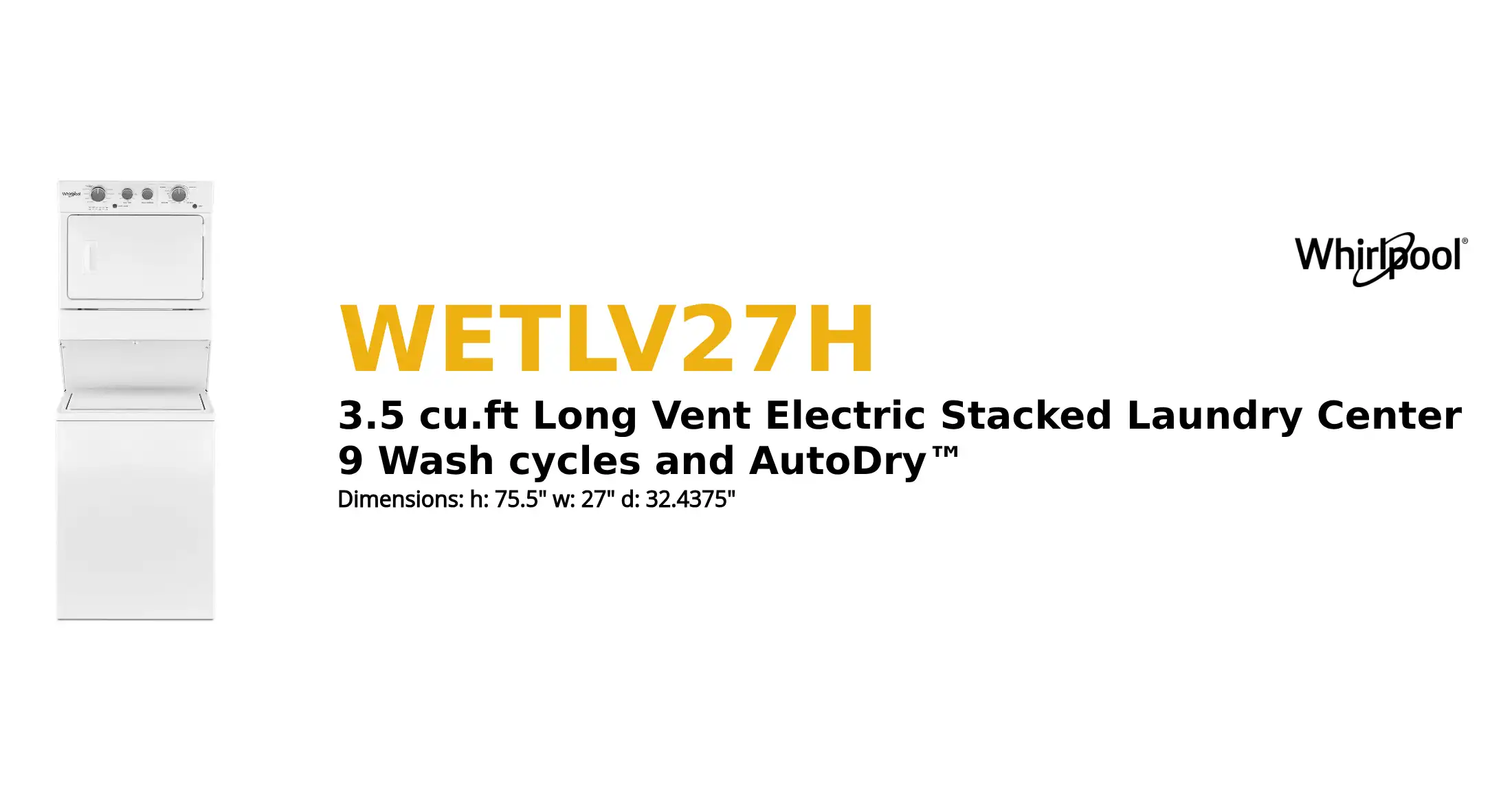 WETLV27H product brief thumbnail