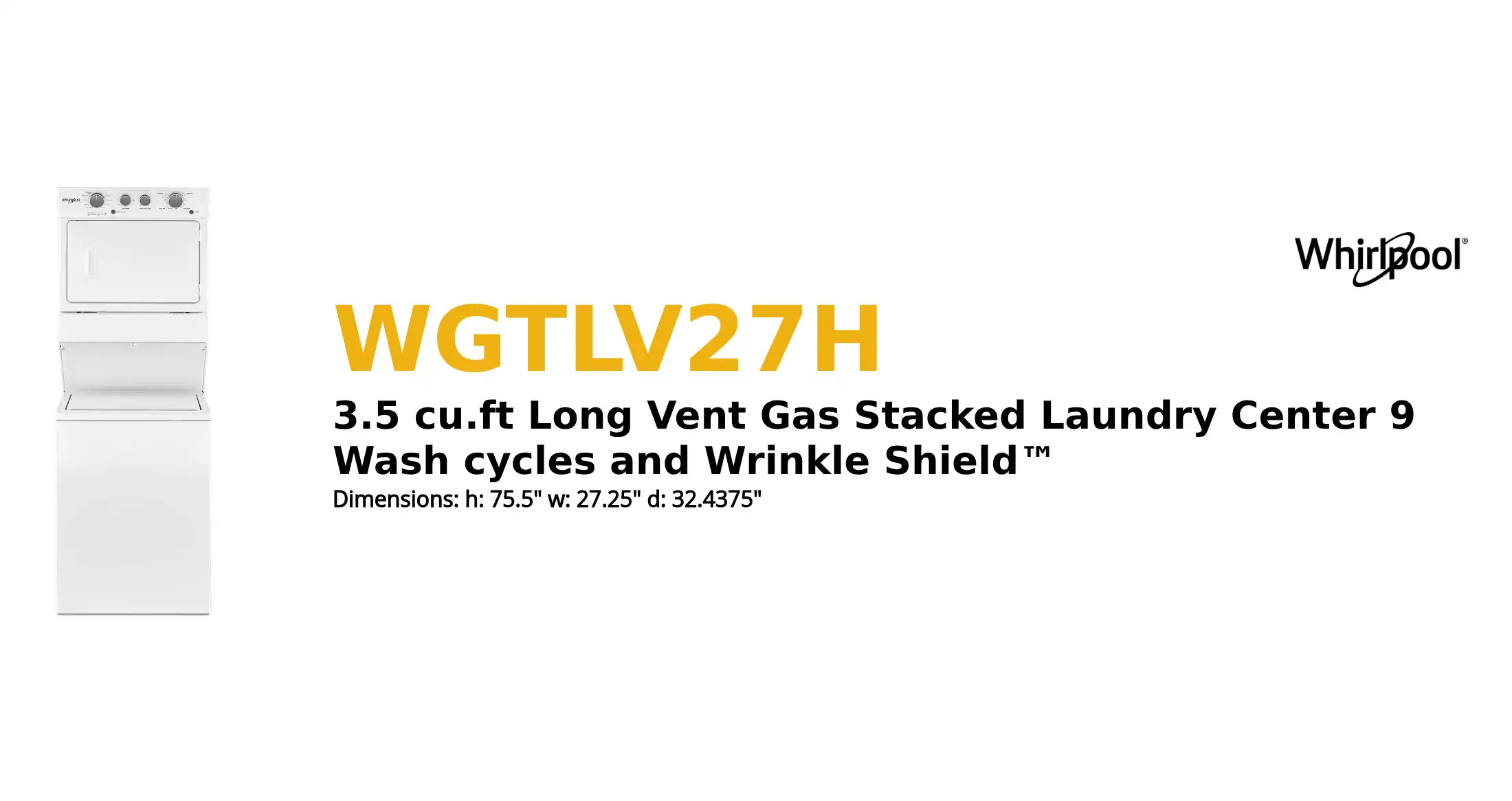 WGTLV27H product brief thumbnail