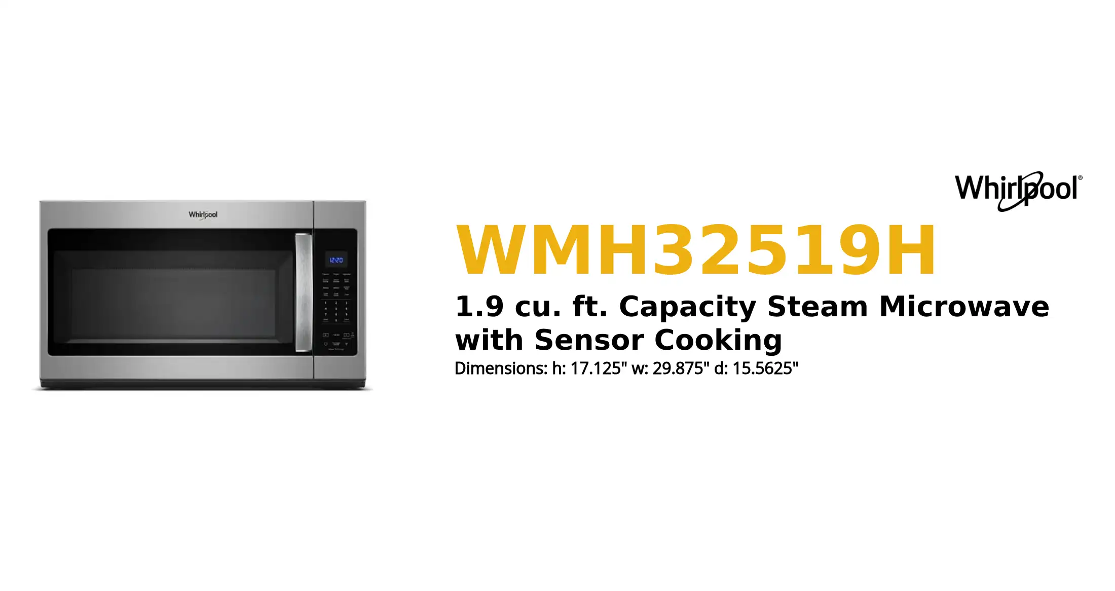 WMH32519H product brief thumbnail