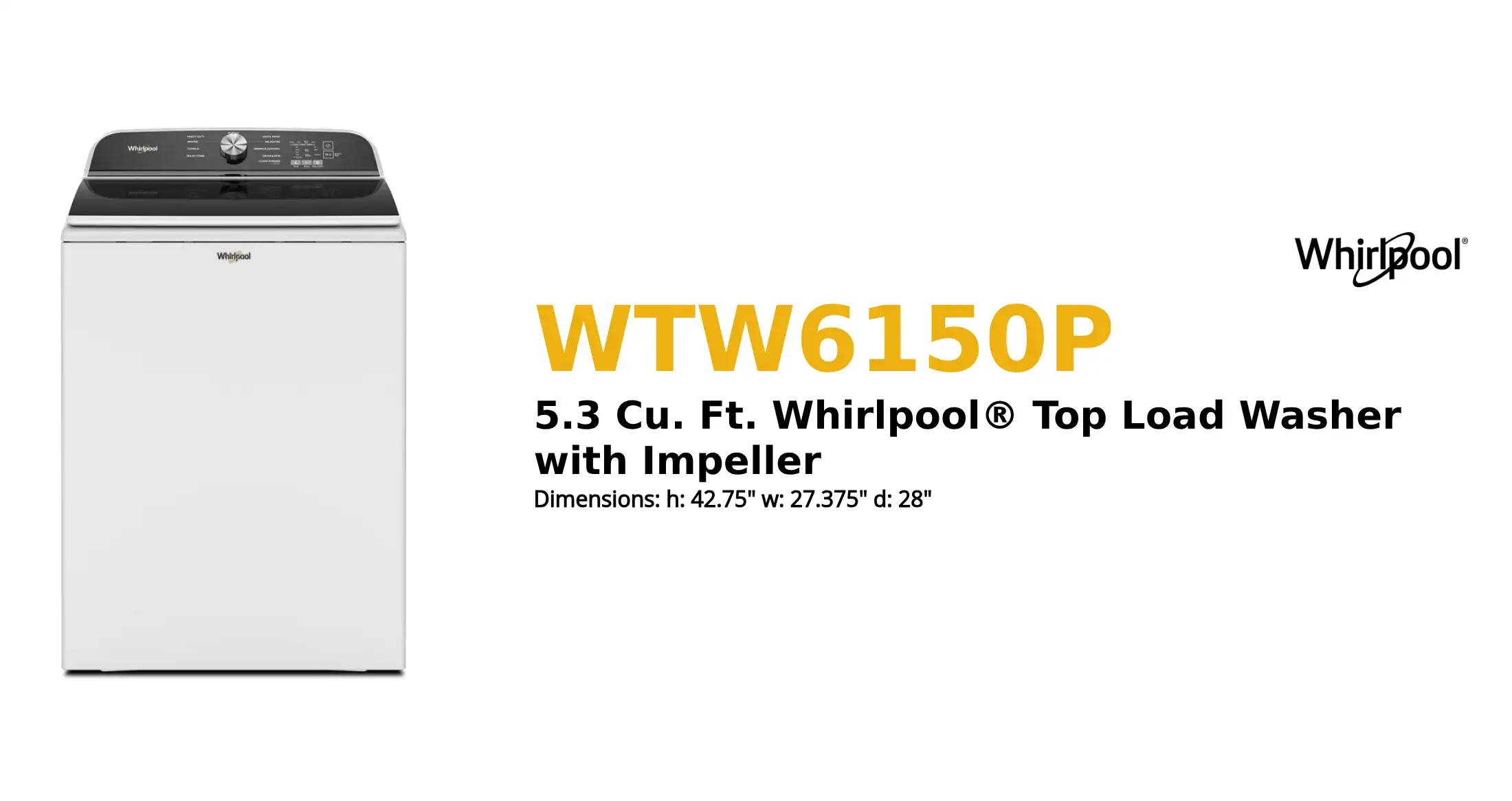 WTW6150P product brief thumbnail