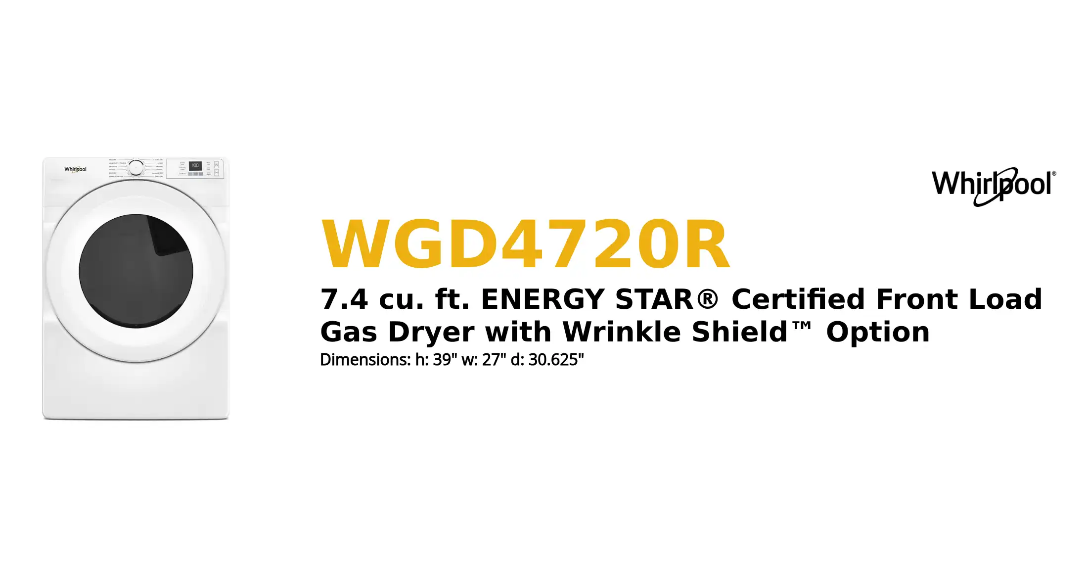 WGD4720R product brief thumbnail