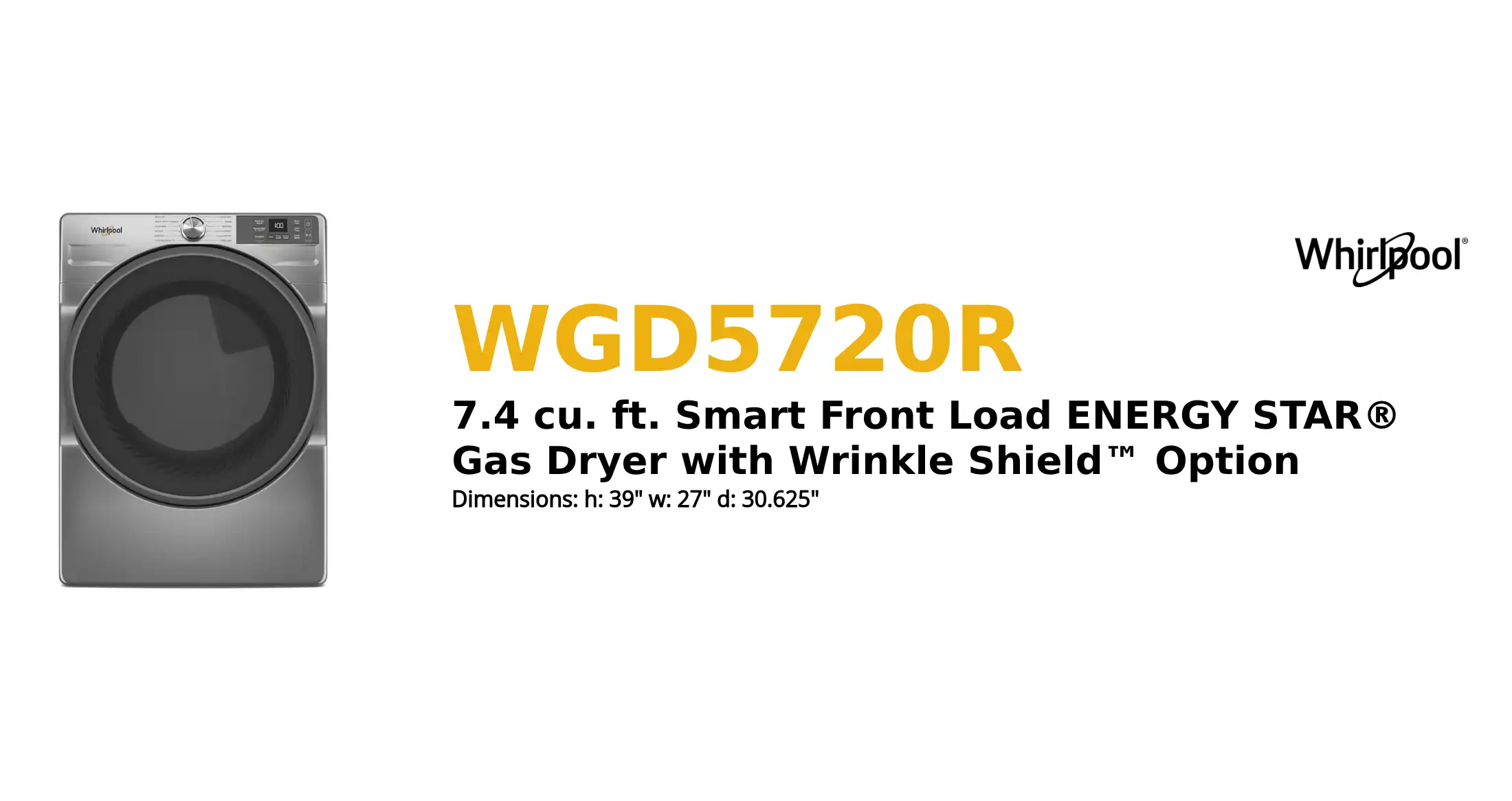 WGD5720R product brief thumbnail