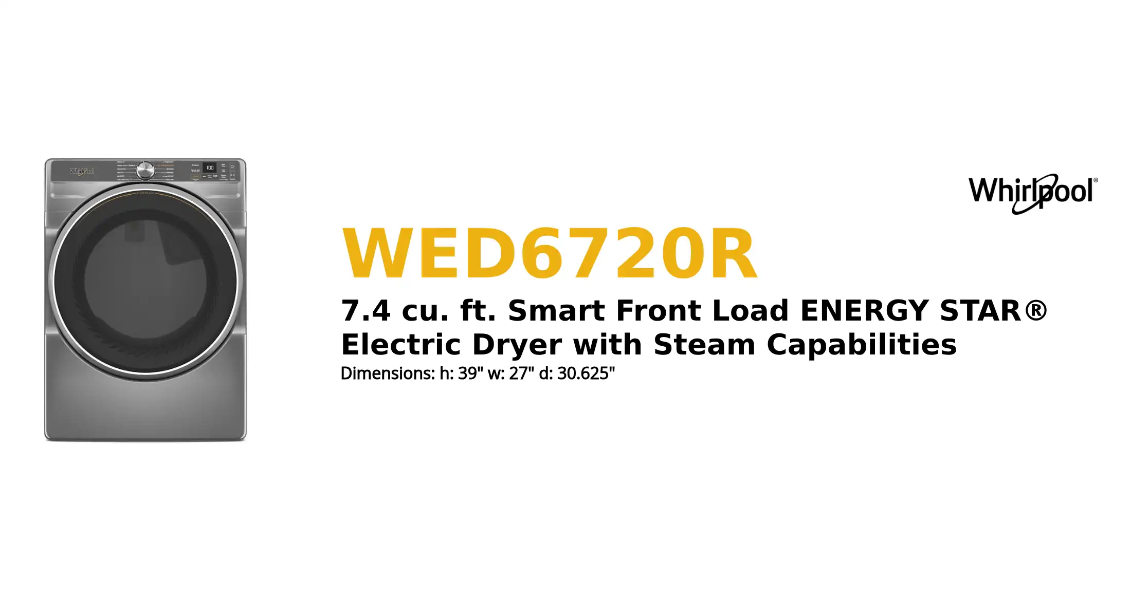 WED6720R product brief thumbnail