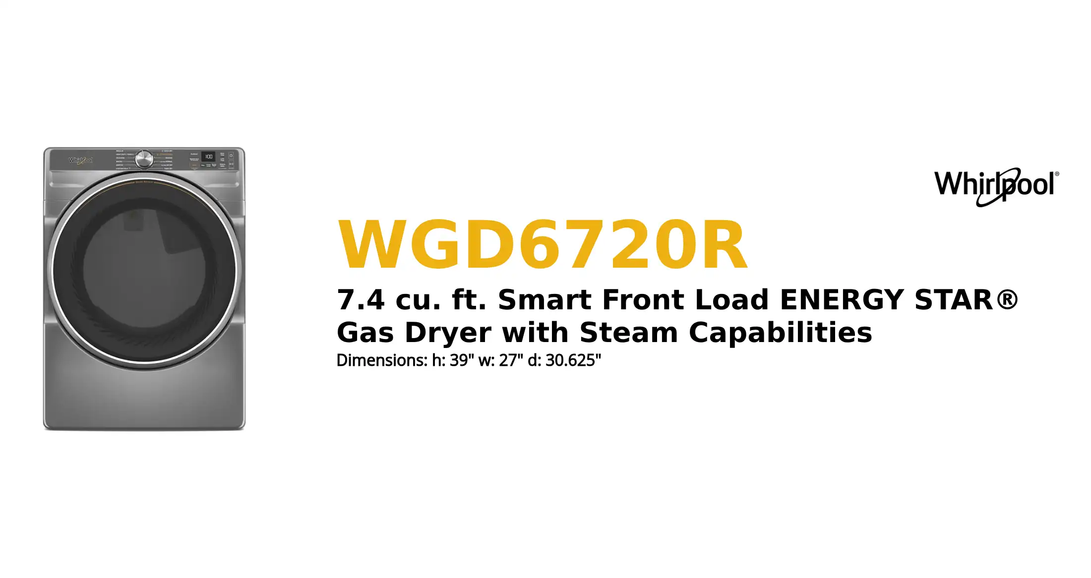 WGD6720R product brief thumbnail