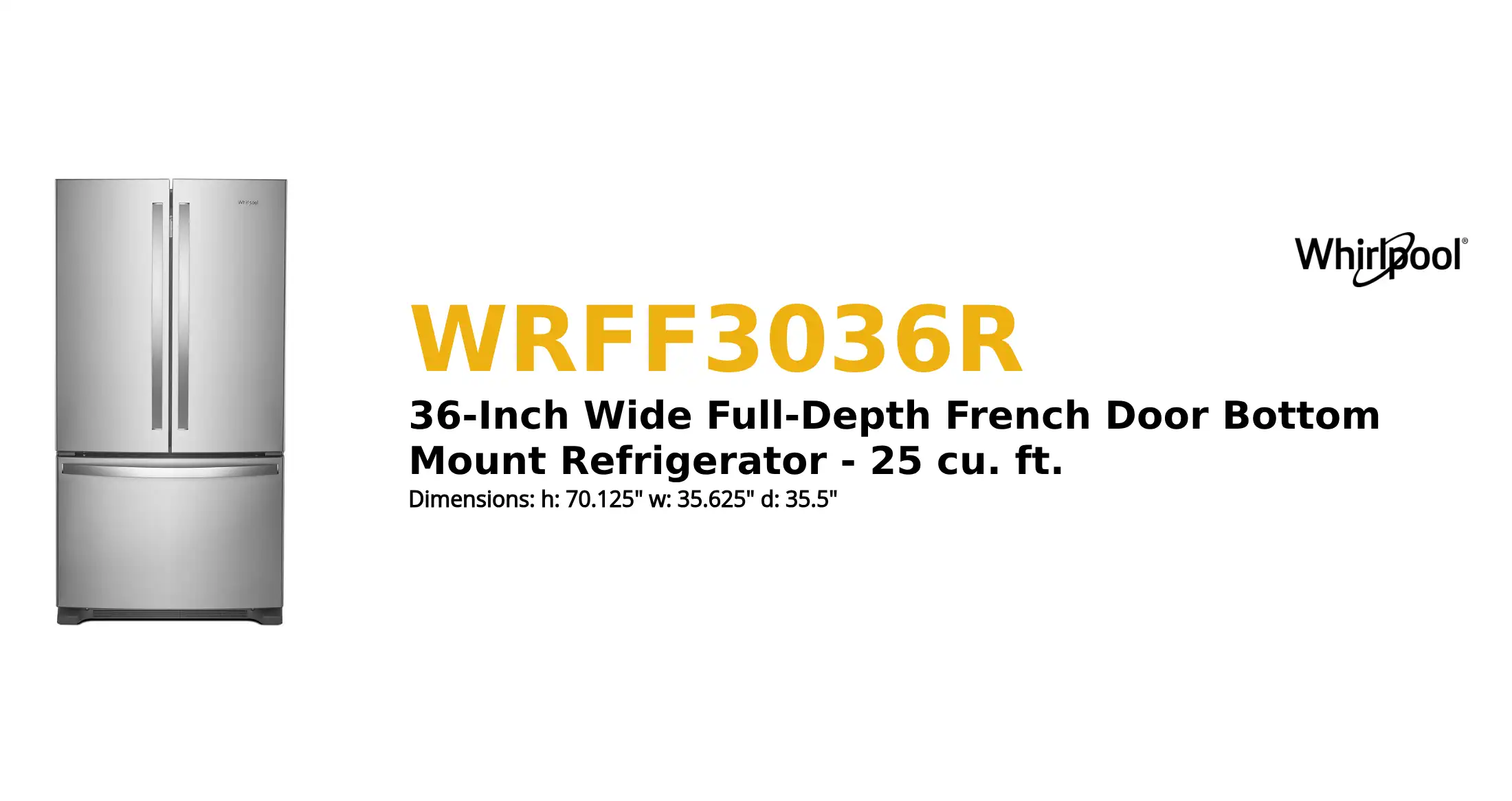 WRFF3036R product brief thumbnail