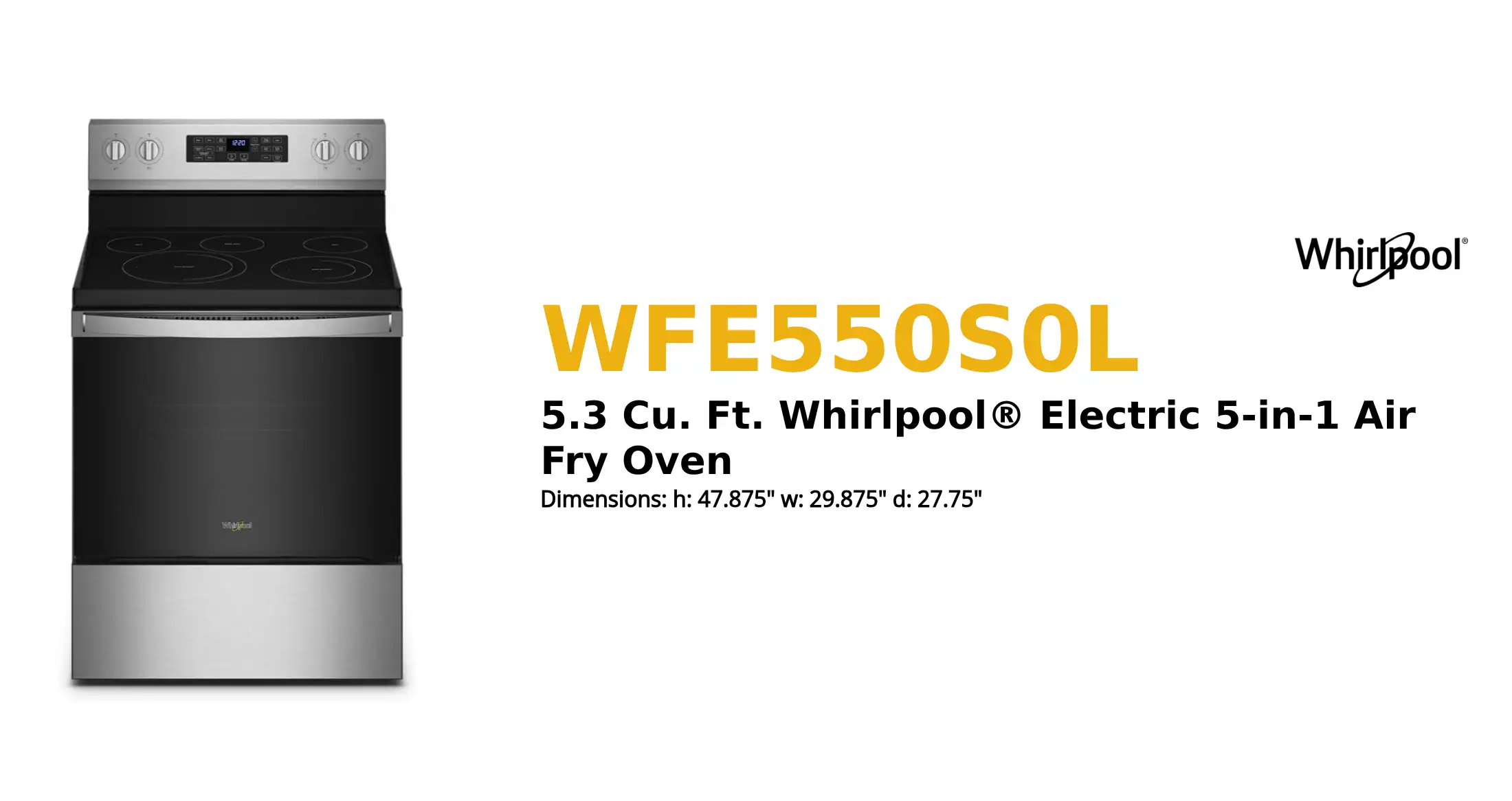 WFE550S0L product brief thumbnail