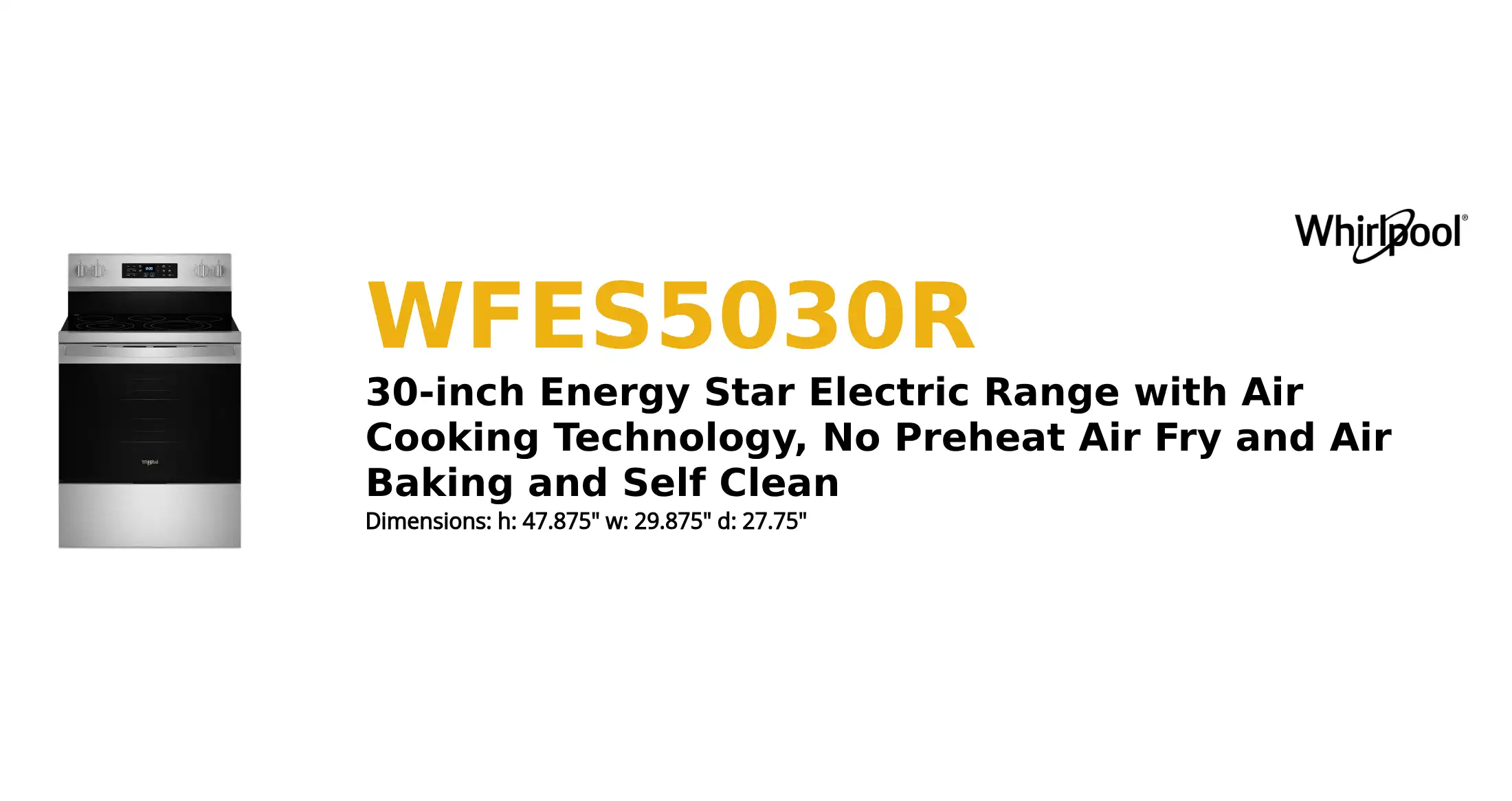 WFES5030R product brief thumbnail