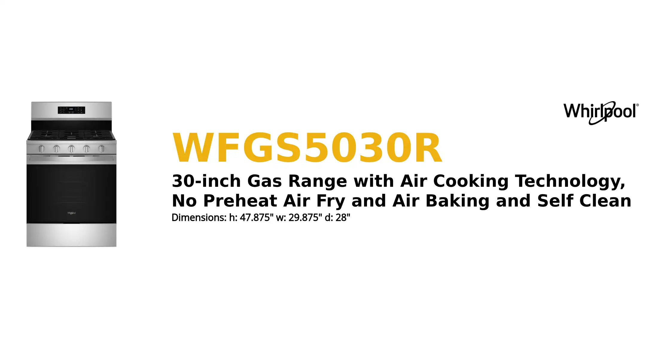 WFGS5030R product brief thumbnail