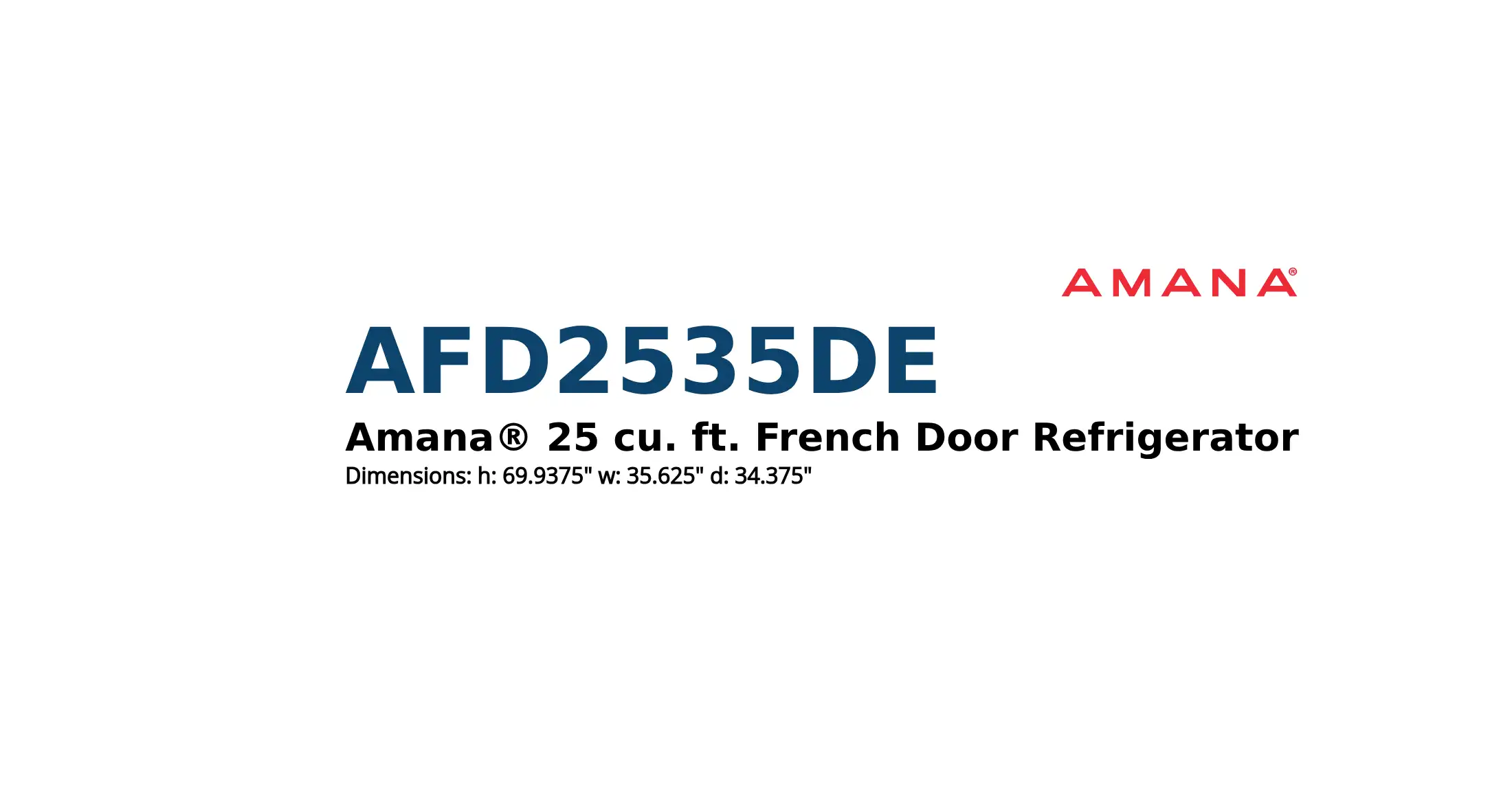 AFD2535DE product brief thumbnail